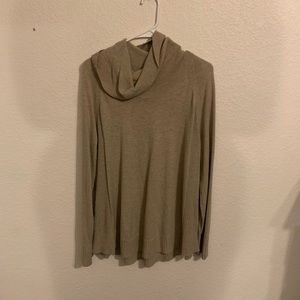 Maroon and tan sweater